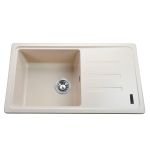 Мийка гранітна  Bretta Verona 780х435х200  слонова кістка