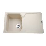 Мойка гранитная Bretta Teca 860х500х190  слоновая кость