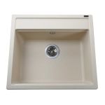 Мойка гранитная Bretta Universal 570х510х190 слоновая кость