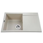 Мийка гранітна  Bretta Metra 790х500х230  слонова кістка