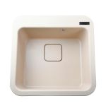 Мойка гранитная Bretta Victoria 510х510х190  слоновая кость