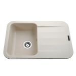 Мойка гранитная Bretta Crystal 780х500х200  слоновая кость