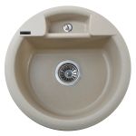 Мойка гранитная Bretta Alaska 480х190  слоновая кость