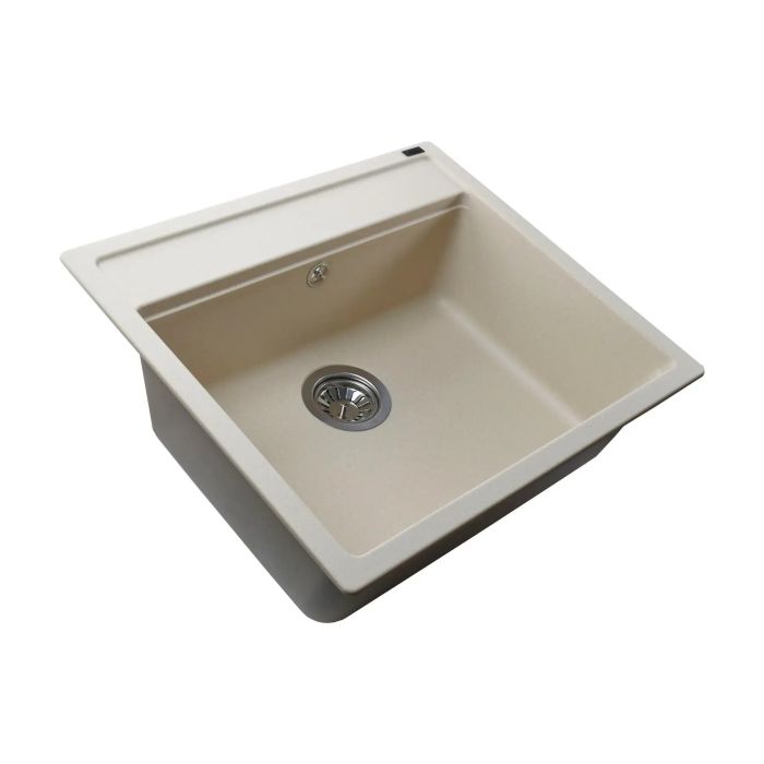 Мойка гранитная Bretta Universal 570х510х190 слоновая кость