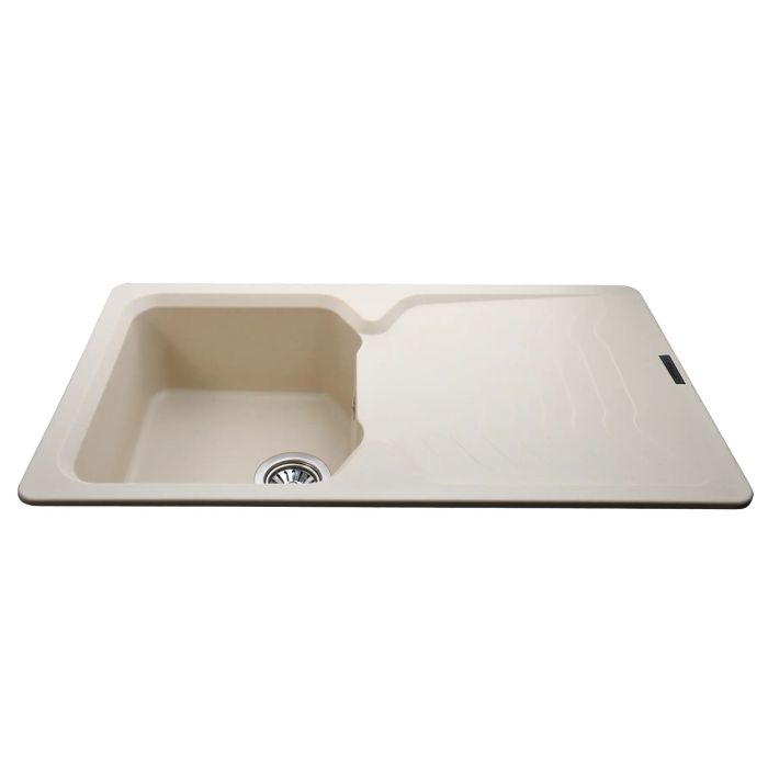 Мойка гранитная Bretta Teca 860х500х190  слоновая кость