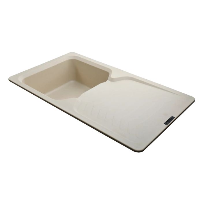 Мойка гранитная Bretta Teca 860х500х190  слоновая кость