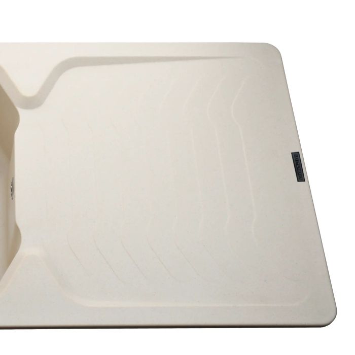Мойка гранитная Bretta Teca 860х500х190  слоновая кость