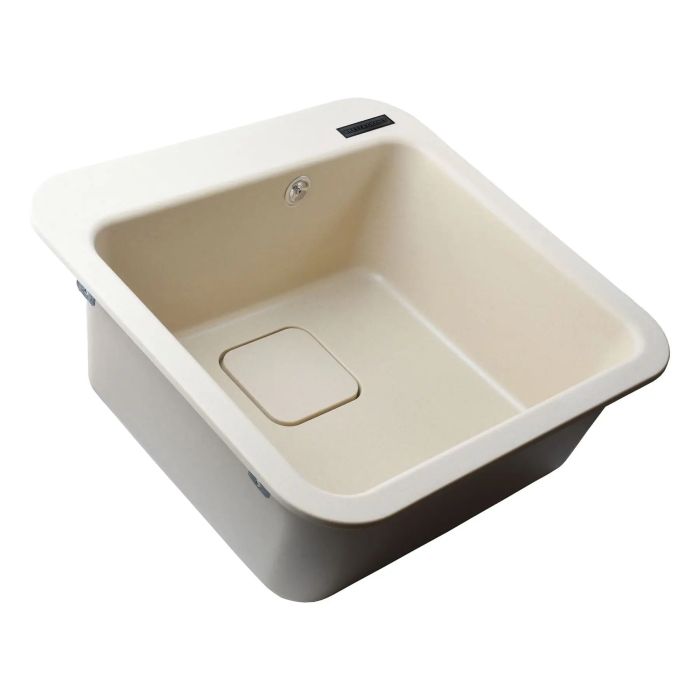 Мойка гранитная Bretta Victoria 510х510х190  слоновая кость