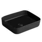 Раковина накладна Dusel Cubis 500251В 500х390х130 чорний