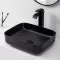 Раковина накладна Dusel Cubis 500251В 500х390х130 чорний