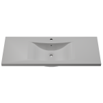 Раковина матовая врезная Amidicon Liza 120 1202х480 из литого камня