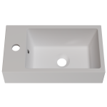 Раковина матовая накладная Amidicon Mini 45 450х250 из литого камня
