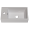 Раковина матова накладна Amidicon Mini 45 450х250 з литого каменю