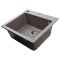 Мойка гранитная Bretta New York 490х455х190  мокко