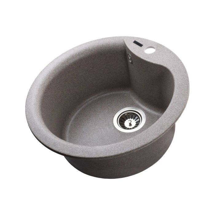 Мойка гранитная Bretta Rondo 485х215 мокко