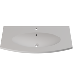 Раковина матовая врезная Amidicon Montana 100 1000х510 из литого камня