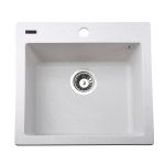 Мийка гранітна  Bretta New York 490х455х190  перлина