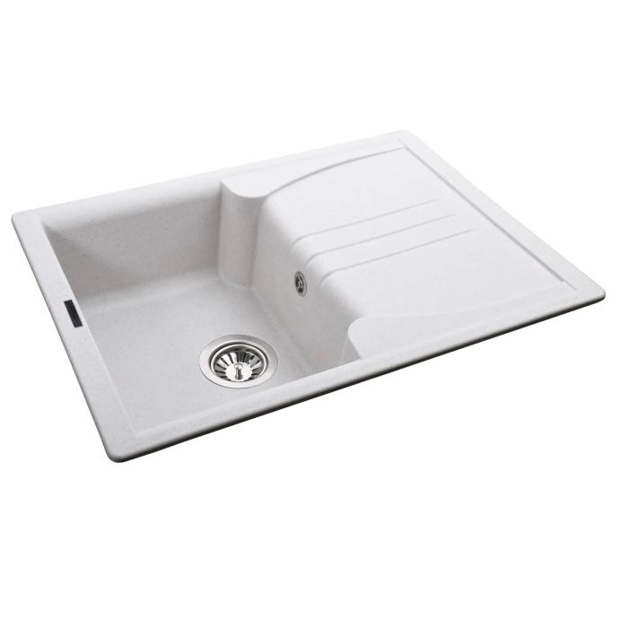 Мойка гранитная Bretta Niapoli 680х500х190 жемчужина