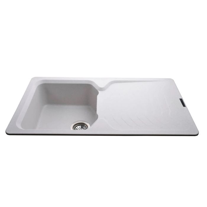 Мойка гранитная Bretta Teca 860х500х190  жемчужина