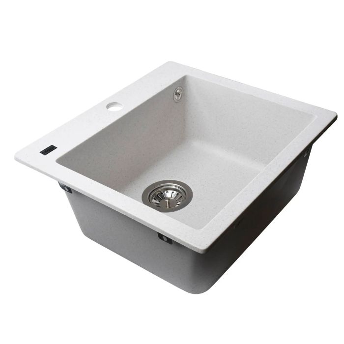 Мойка гранитная Bretta New York 490х455х190  жемчужина