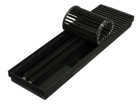 Решітка алюмінієва кольору RAL для конвектора Teplowatt 2500х265 з висотою 10 мм