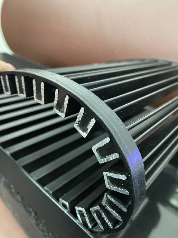 Решетка алюминиевая кольору RAL для конвектора Teplowatt 3000х265 с высотой 16 мм