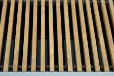 Решетка деревянная для конвектора Teplowatt Дуб 1250х265 с высотой 16 мм