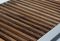 Решітка дерев'яна радіусна для конвектора Teplowatt Горіх 800х265 з висотою 16 мм