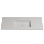 Раковина матовая врезная Amidicon Rodeo 120 1200х480 из литого камня
