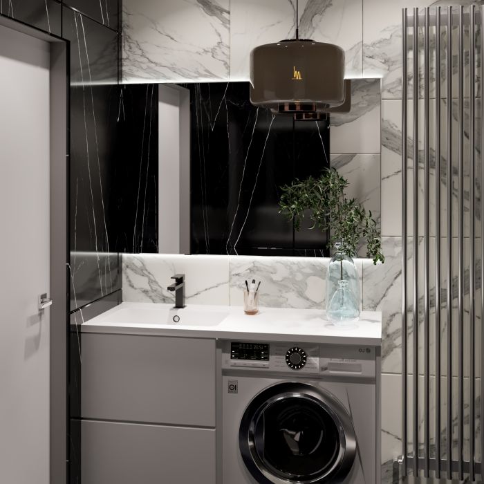 Раковина глянцевая врезная Amidicon Rodeo 120L 1200х480 из литого камня