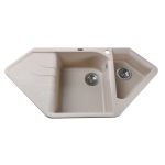 Мойка гранитная Bretta Zegna 1000х500х219  песчаный