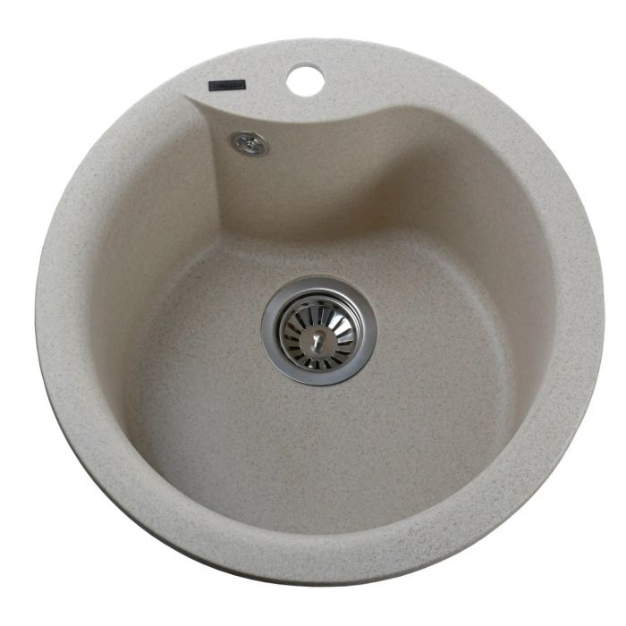 Мойка гранитная Bretta Rondo 485х215 песчаный