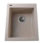 Мойка гранитная Bretta Quadro 500х410х200 песчаный