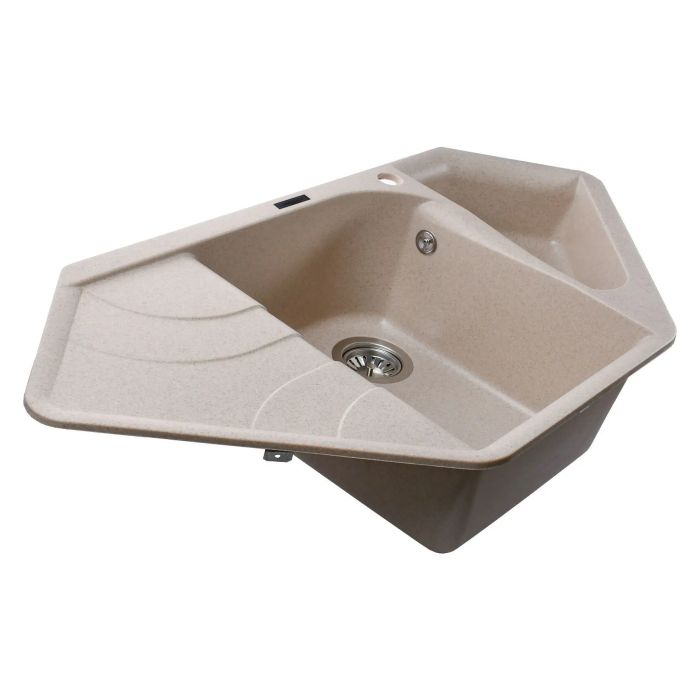 Мойка гранитная Bretta Zegna 1000х500х219  песчаный