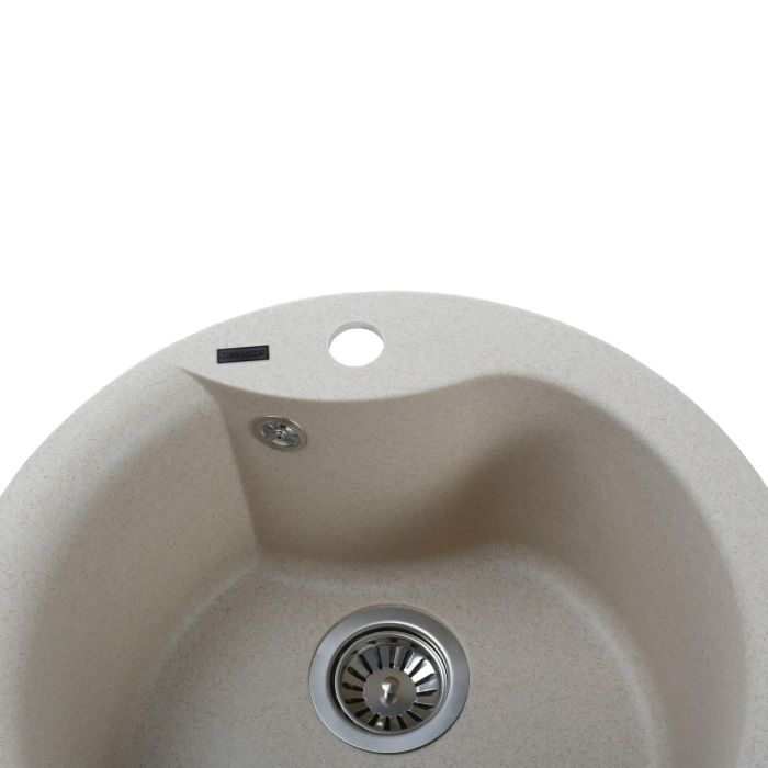 Мойка гранитная Bretta Rondo 485х215 песчаный