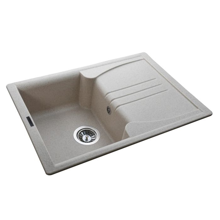 Мойка гранитная Bretta Niapoli 680х500х190 песчаный