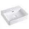 Раковина накладна Dusel Selena 505581W 505х425х125 білий