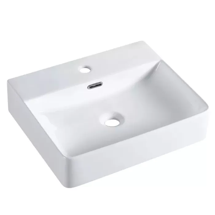 Раковина накладная Dusel Selena 505581W 505х425х125 белый