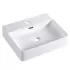 Раковина накладная Dusel Selena 505581W 505х425х125 белый