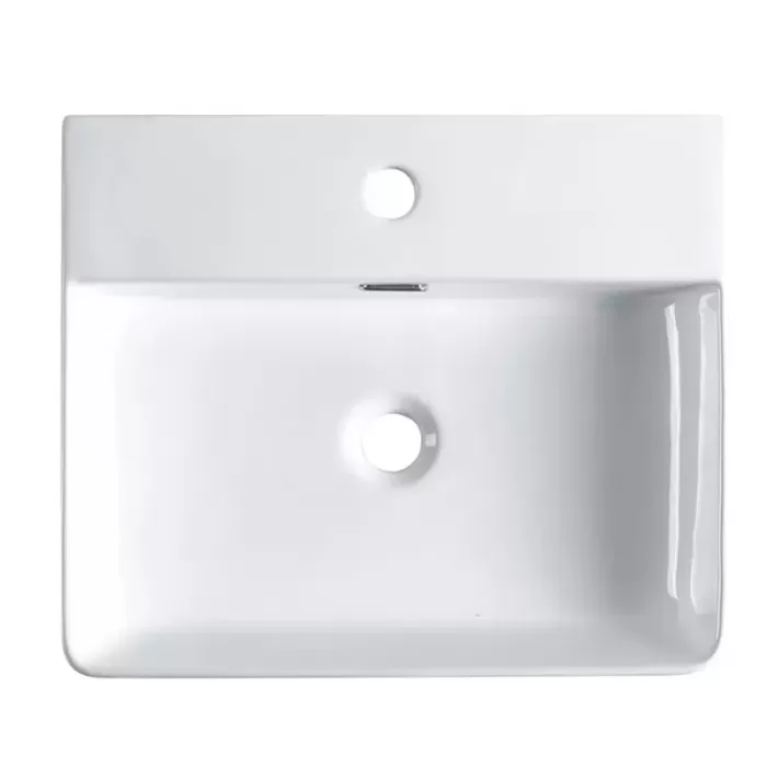 Раковина накладная Dusel Selena 505581W 505х425х125 белый