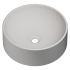 Раковина матова накладна Amidicon Sfera 43 з литого каменю