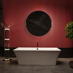 Ванна отдельностоящая матовая Amidicon Sparta 173х73 из литого камня