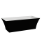 Ванна отдельностоящая глянцевая Amidicon Sparta 173х73 черная из литого камня