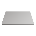 Столешница для мебели в ванную белая мат Amidicon 802х450 литой камень