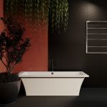 Ванна отдельностоящая матовая Amidicon Tytul 185х85 из литого камня