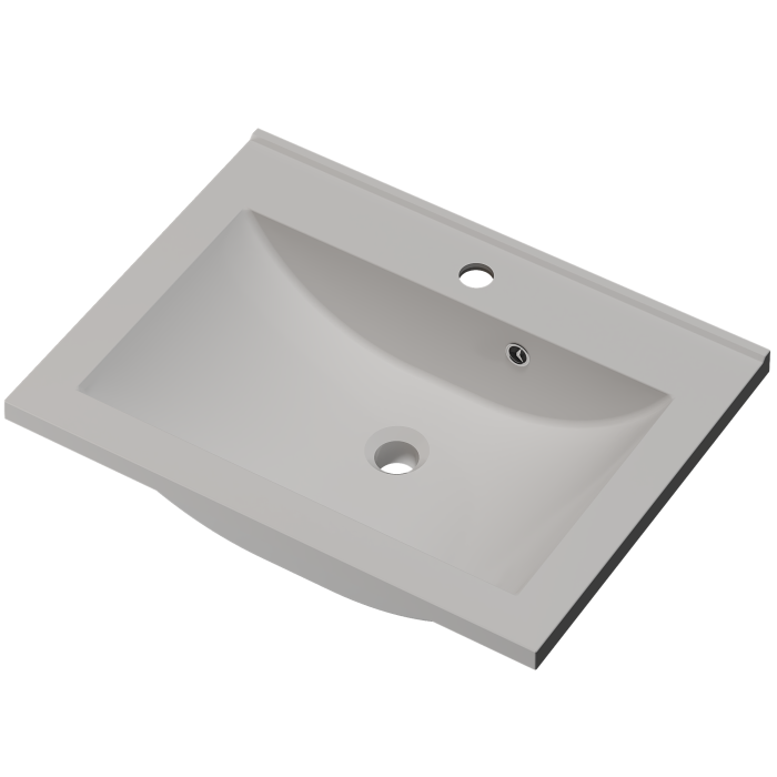 Раковина матовая врезная Amidicon Victoria 60 600х450 из литого камня