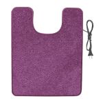 Коврик с подогревом для туалета Теплик 55x70 см с термоизоляцией Комфорт фиолетовый