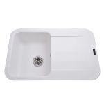 Мойка гранитная Bretta Crystal 780х500х200  белый