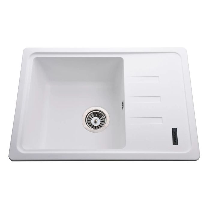Мойка гранитная Bretta Compact 620х435х200  белый