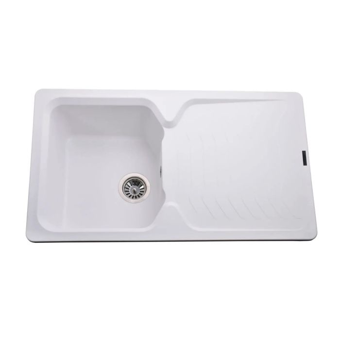 Мойка гранитная Bretta Teca 860х500х190  белый